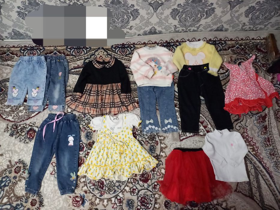 Одежды для девочек с 1.5 до 3лет 100тыс