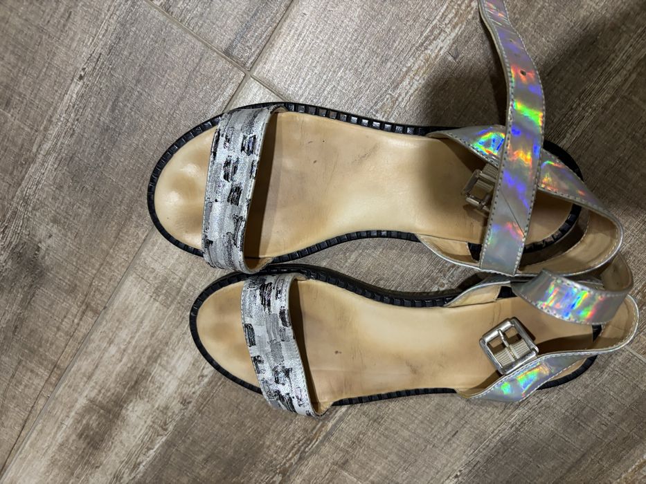 Дамски сандали ествествена кожа