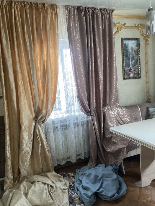 Продам новые и б/у шторы,тюль