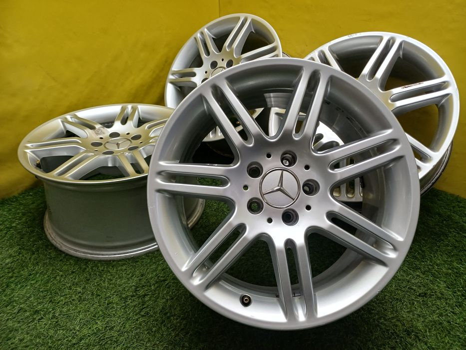 Диски R17 5x112 разноширокие на Mercedes и другие.