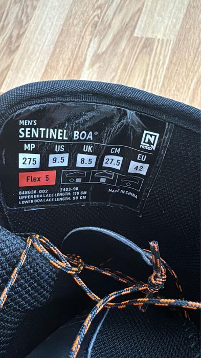 Buti snowboard Nitro Men’s Sentinel marime 42