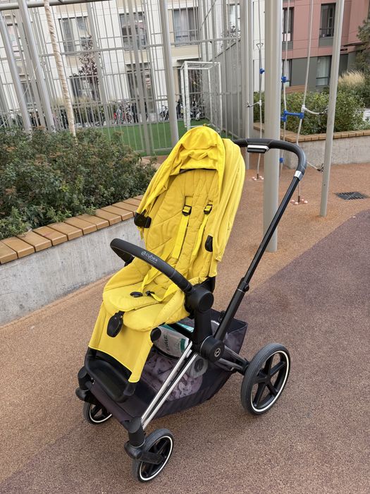 Шикарная cybex priam в редком горчичном цвете