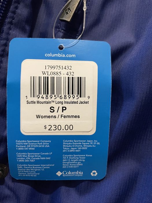 Haina iarna femei S Columbia Omniheat noua