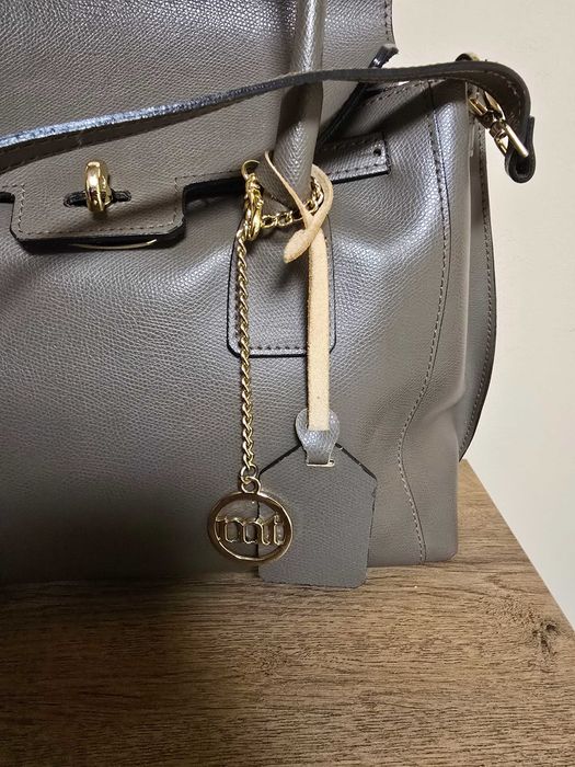 Mia Tomazzi оригинална дамска чанта от естествена кожа