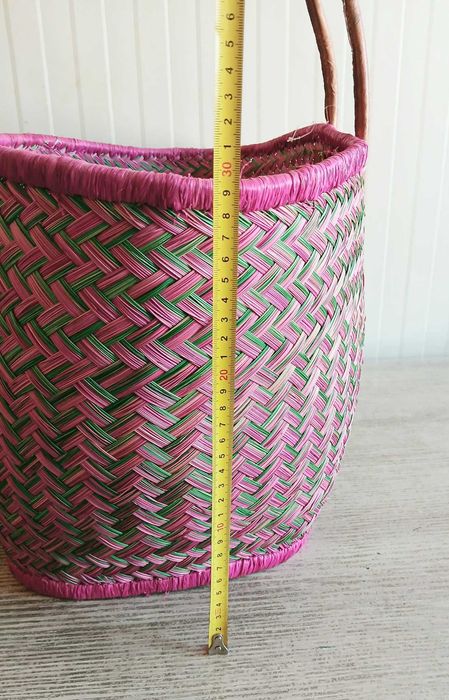 НОВА много голяма сламена чанта