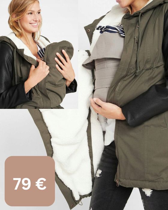 Различни Якета Палта за бебеносене размери M бременни