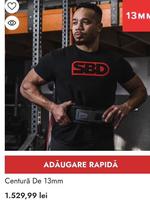 Centura powerlifting profesională