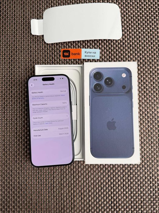 НОВ! 1Tb! iPhone 17 Pro Лизинг от 56€ /мес deep Blue ГАРАНЦИЯ 1000Gb