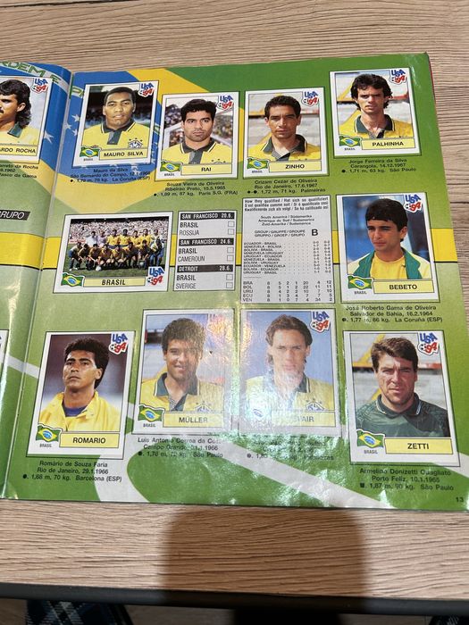 Panini World Cup 1994 – напълно попълнен албум