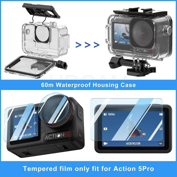 Комплект Аксесоари - DJI Osmo Action 3/4/5 Pro - GARV Multiset 15