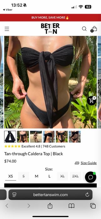 Full SET иновативен tan-trough Бански - Milos top, los Bottom + шал