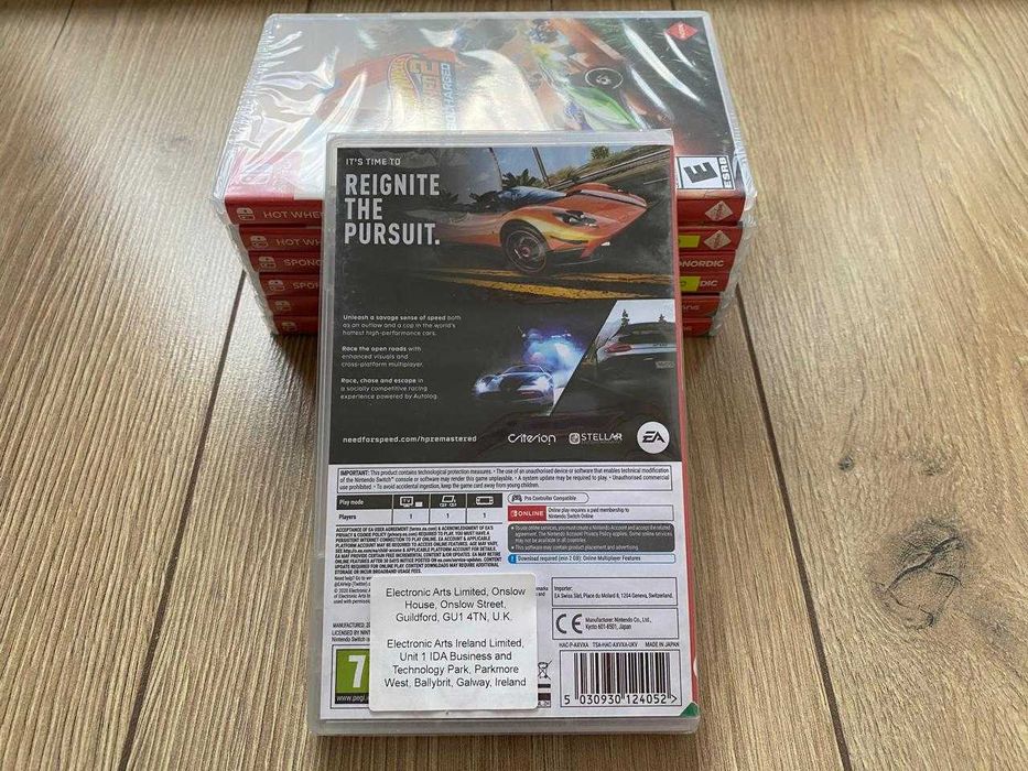 Новый Need For Speed Hot Pursuit Remastered Nintendo Switch/ Nfs