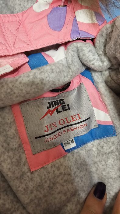 Зимний комбинезон для девочки 104 рост