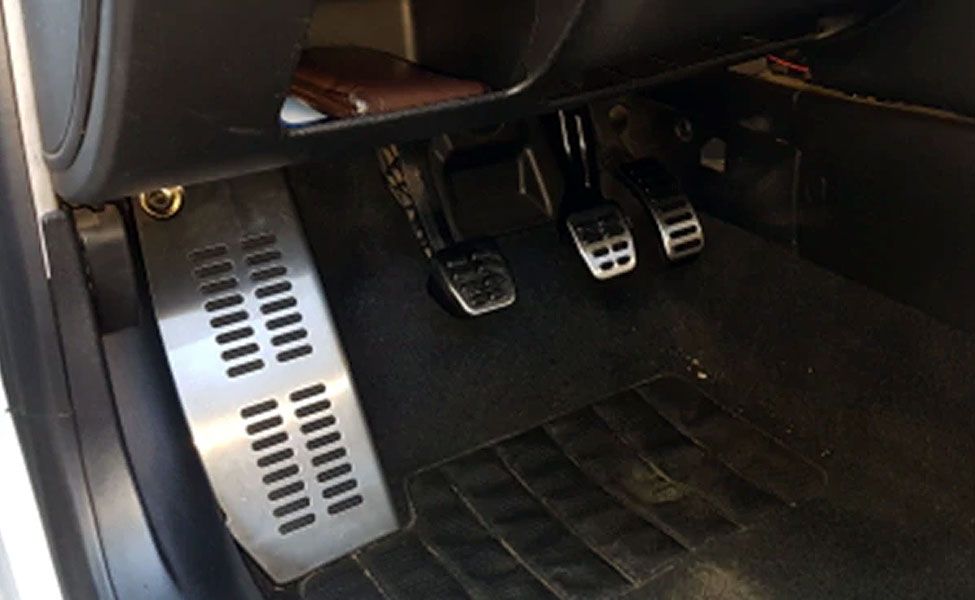 Ornamente INOX pedale si footrest - Golf 4, Bora, Beetle, Leon, A3, TT