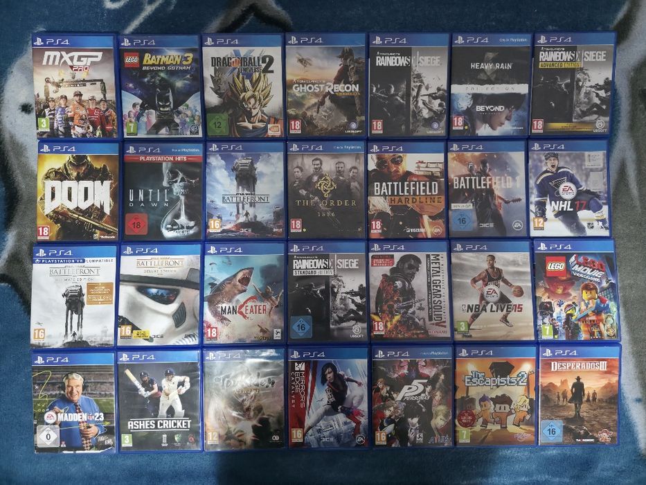 Jocuri Ps4 si ps5 vand schimb lot jocuri