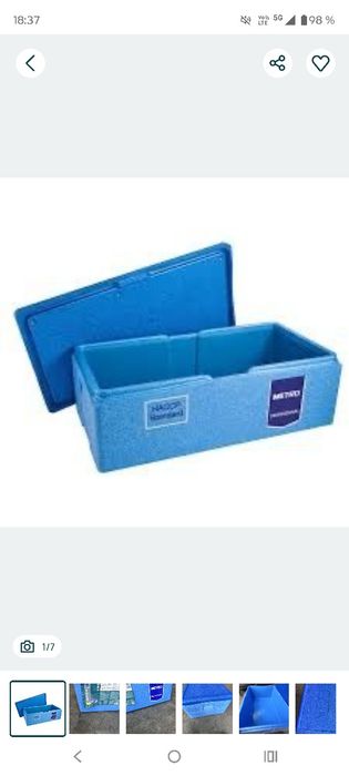 Cutie termoizolanta cu capac pentru transport, GN 1/1, 40l, 60*40*28cm