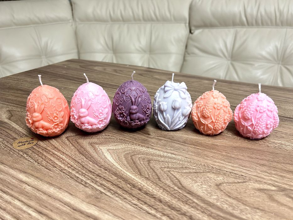 Натурални соеви свещи Великден Ароматни