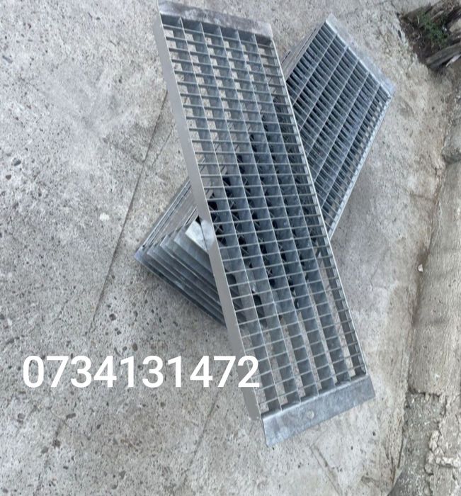 Trepte metalice zincate