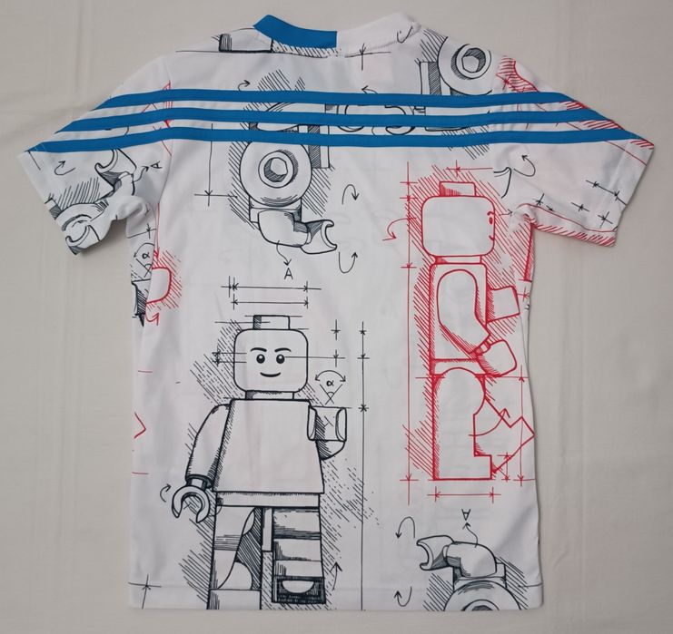 Adidas Lego Tee оригинална тениска ръст 128-140см Адидас Лего фланелка спорт