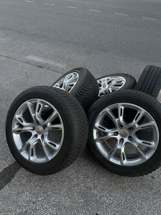 4 броя оригинални джанти SRT за Grand Cherokee 5x127 20”с датчици и гуми 295 /45 20 9mm !