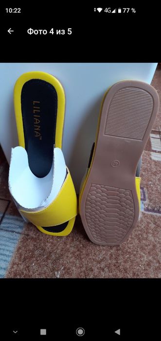 Шлепки летние, размер 40