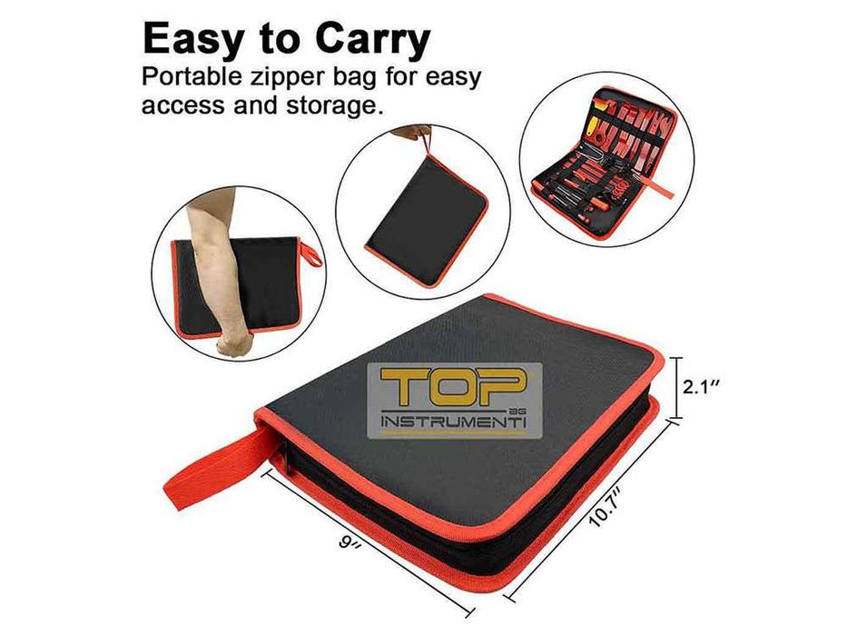 Инструменти за демонтаж на автотапицерии, панели, радио 40 бр., XTROBB