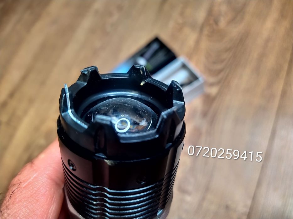 Lanterna LED HY-8810 Police cu electrosoc pentru autoaparare, 10.000 Kv