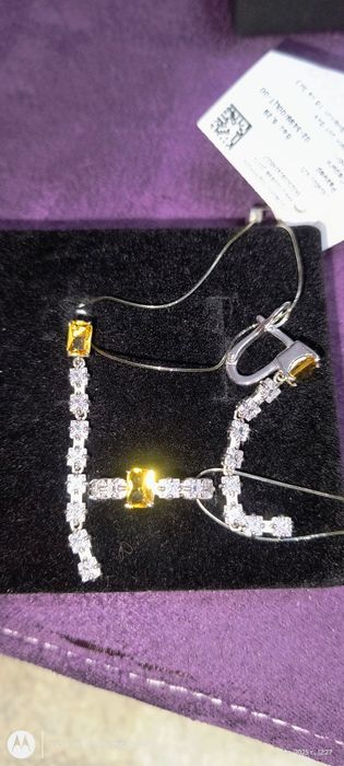 серебро , набор с кольцом