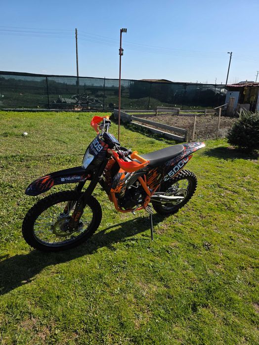 НОВ 250CC Gas TELSTAR Enduro Cross  + Подарък Каска