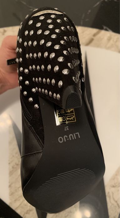 Ghete cu toc LIU JO din piele, noi, marimea 37