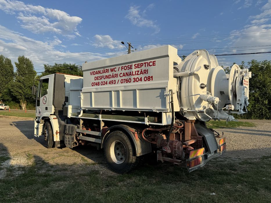Servicii VIDANJARE si IGENIZARE canalizare in JUD Vrancea