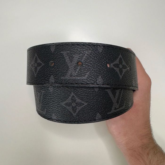 *PIELE* Curea LV Catarama Neagra Pattern Negru