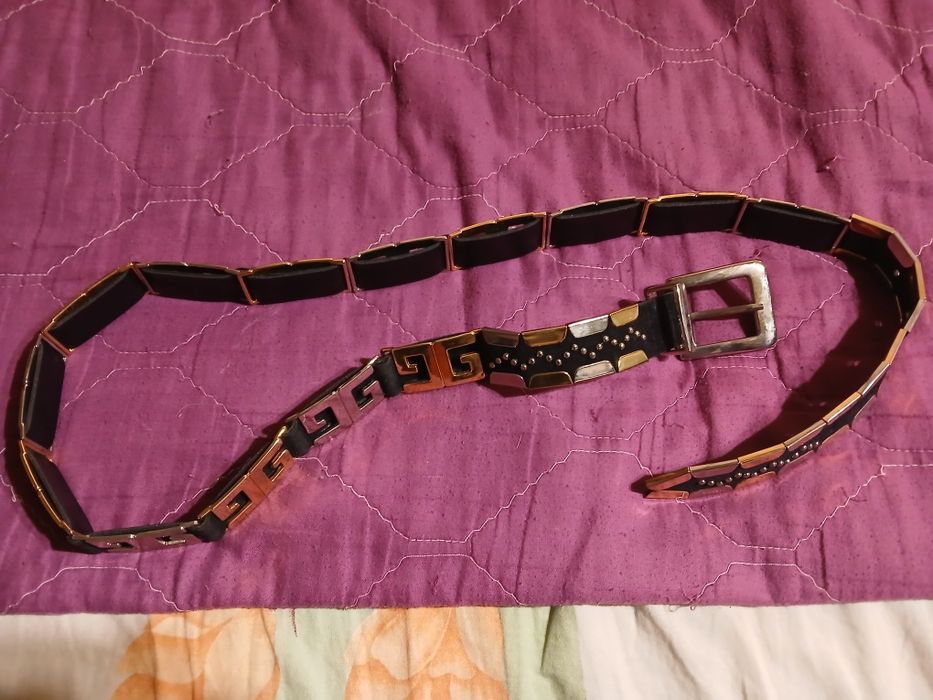 Дамски колан Марков кожа и метал