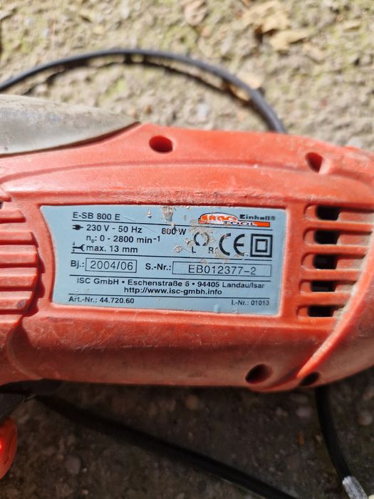 Bormașină electrică Einhell E-SB 800-E – 800W
