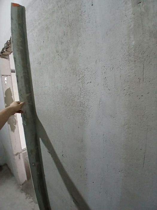Штукатурка стен по маякам, под правило