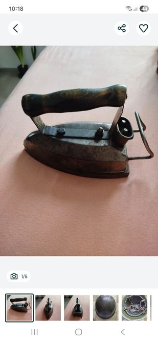 Obiecte vintige,casca,fier de calcat,scrumiera