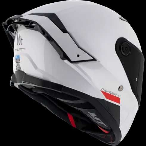 Каска MT THUNDER 4 SV WHITE писта мото мотор пистов