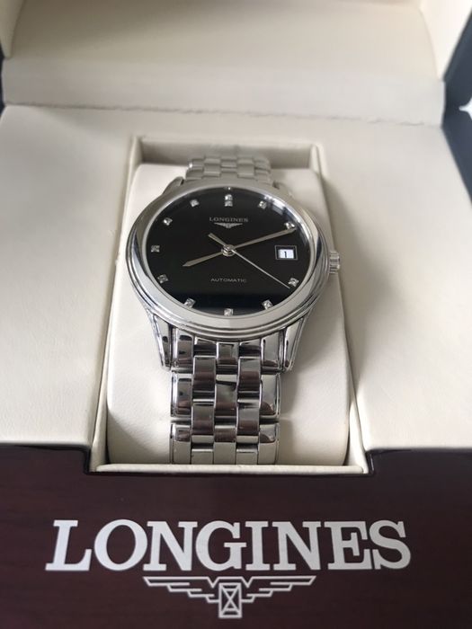 Ceas Longines Flagship L4.774.4.57.6 Automatic cu Diamante - Original