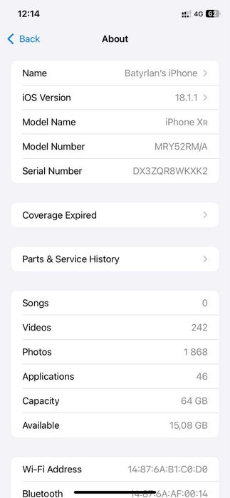 Iphone xr 64Gb Белый