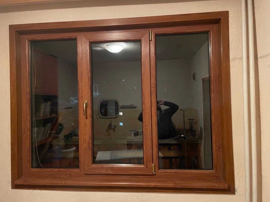 Обръщане на дограма с первази