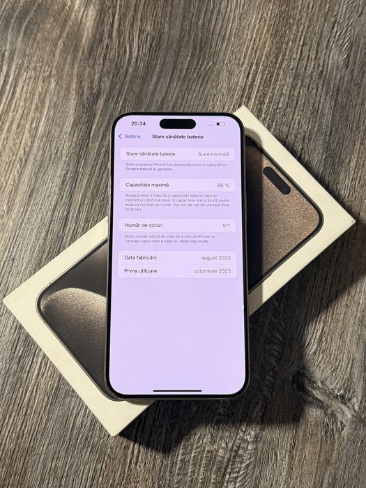 iPhone 15 Pro Max 256GB Natural Titanium