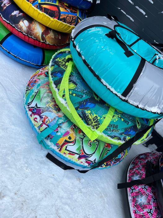 Тюбинг, плюшка, ватрушка