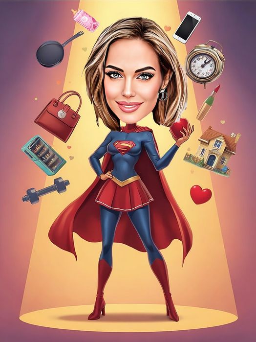 Дигитални карикатури-шарж за имен ден, рожден ден, годишнина и др.