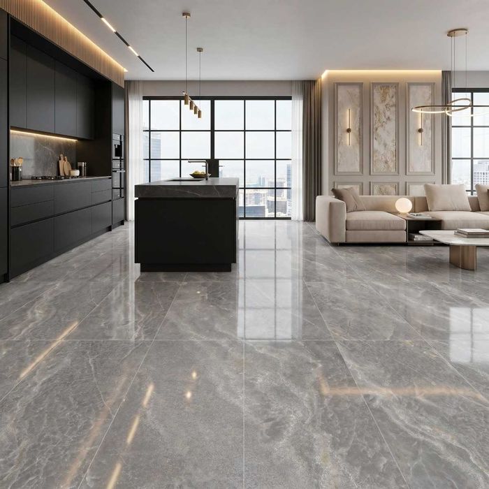Gresie rectificata Euro Grey F P 600X1200X8 R Full Lappato 1L
