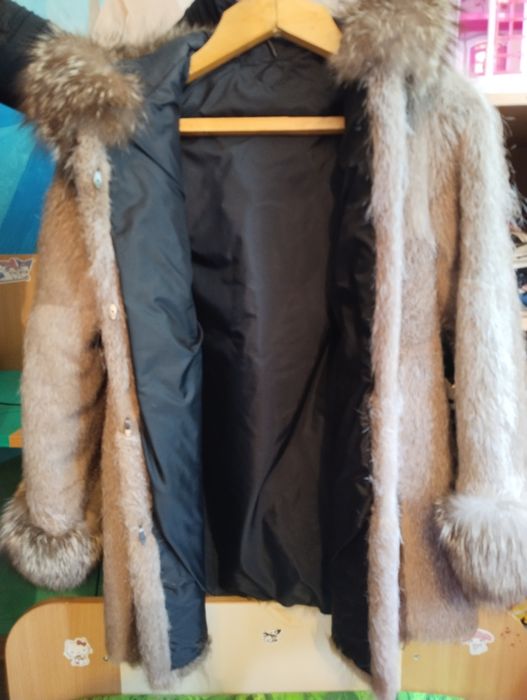 Шубка из лисицы отличная