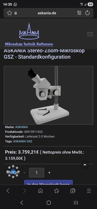 Microscop industrial   GSZ 2