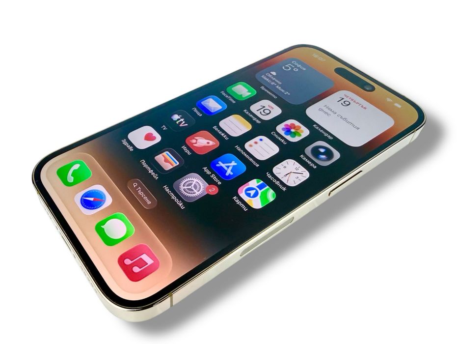 Apple iPhone 14 Pro 128GB Gold USA Перфектен Гаранция!