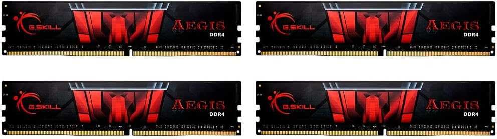 Memorii RAM 32GB (4x8GB) DDR4 3200MHz CL16 G.SKILL Aegis Quad Channel