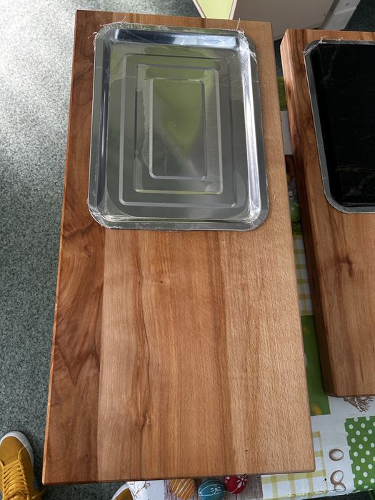 Piatra vulcanica de gatit in blat de stejar