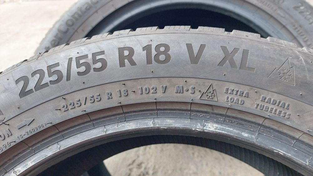 Зимни гуми 225/55/18 Continental WinterContact TS870 4 броя